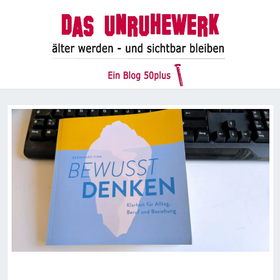 Blogbeitrag über das Buch von 'Das Unruhewerk'